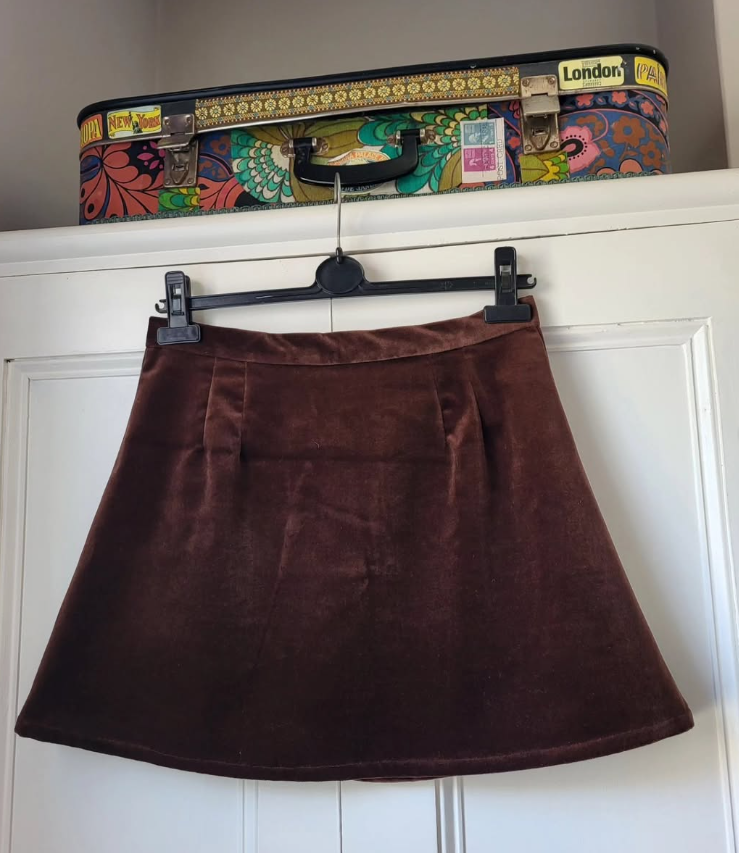 Penny Lane Mini Skirt Brown